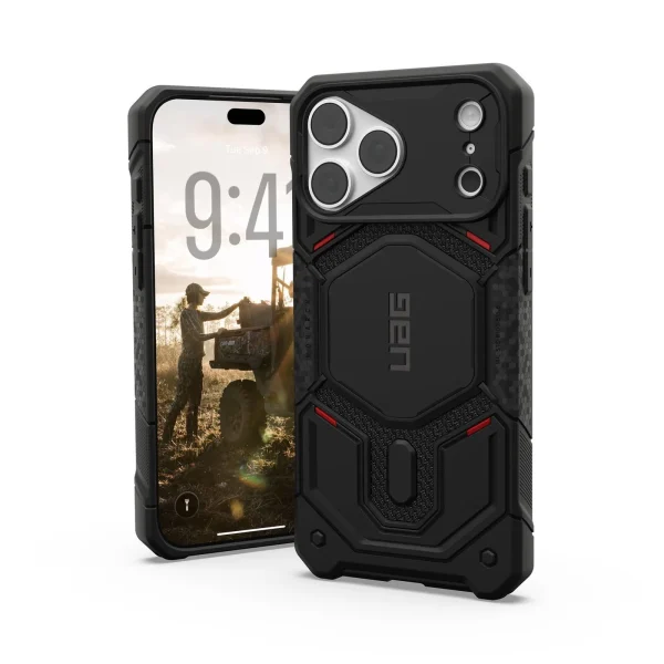 UAG Urban Armor Gear Monarch Pro MagSafe Case | Apple iPhone 18 Pro Max/17 Pro Max | kevlar schwarz