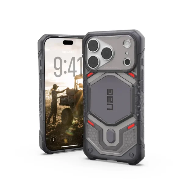 UAG Urban Armor Gear Monarch Pro MagSafe Case Limited VEIL Collection Apple iPhone 18 Pro/17 Pro ash (grau transparent)