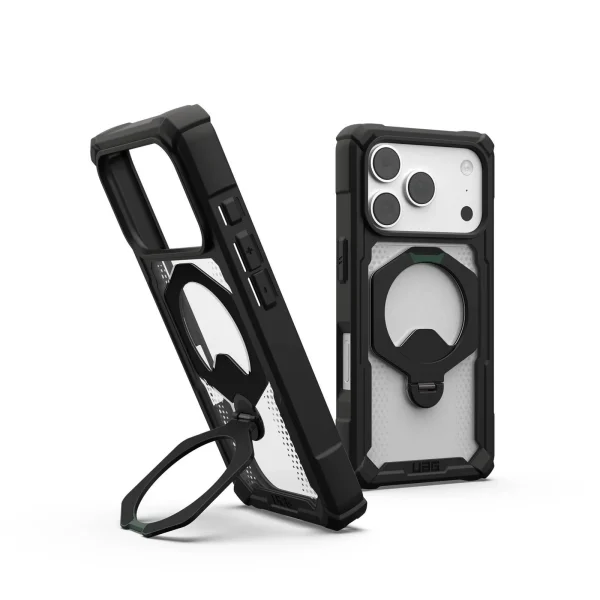 UAG Urban Armor Gear Plasma XTE 360 MagSafe Kickstand Case Apple iPhone 18 Pro /17 Pro schwarz/transparent