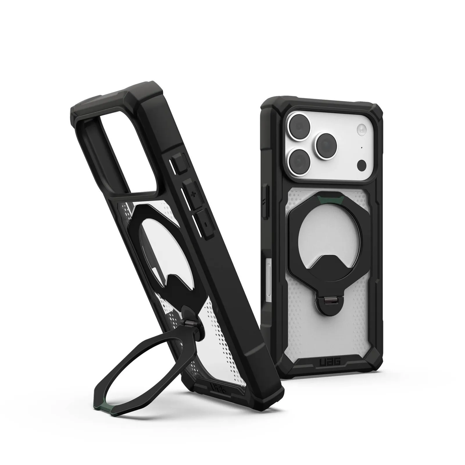PI_791347473 UAG Urban Armor Gear Plasma XTE 360 MagSafe Kickstand Case Apple iPhone 18 Pro /17 Pro schwarz/transparent - Slika 1